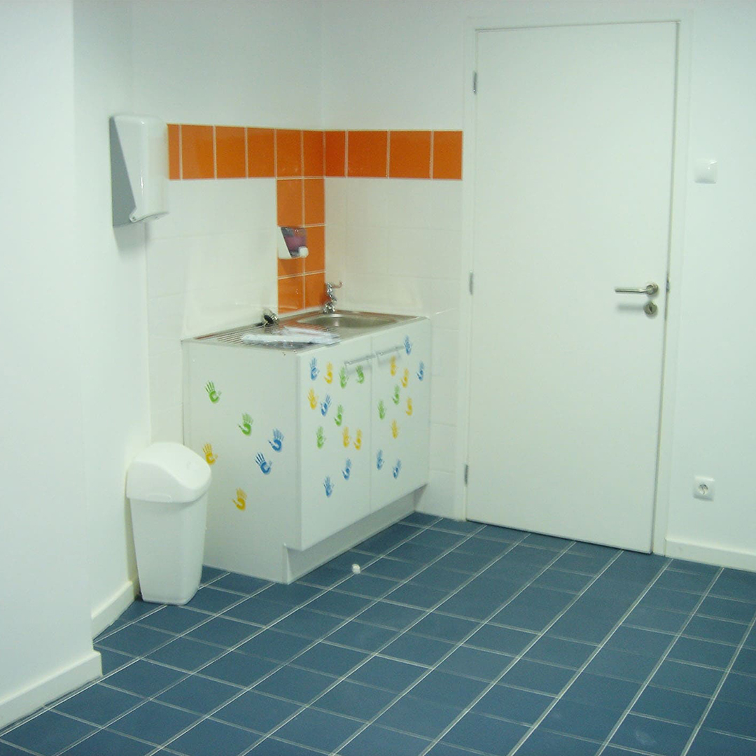 Interior funcional de um infantário